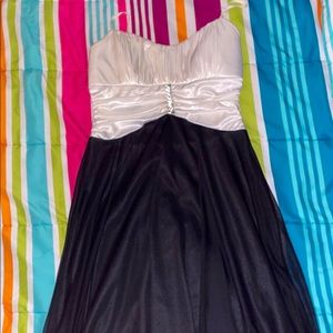 A beautiful, classy, black and white dress!